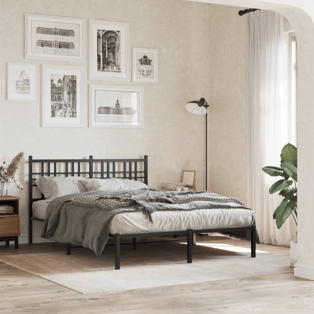 Metal Bed Frame Without Mattress 90X200Cm