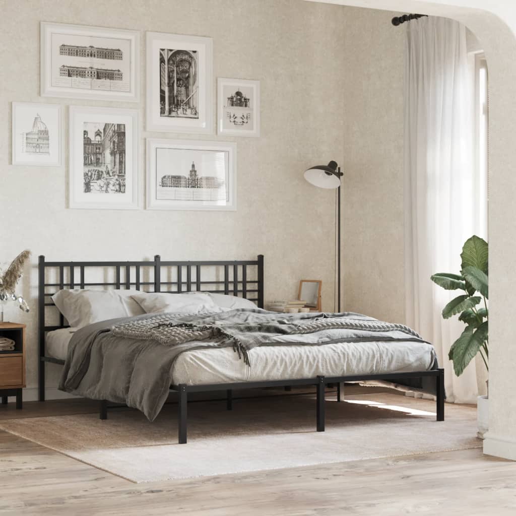 Metal Bed Frame Without Mattress 90X200Cm