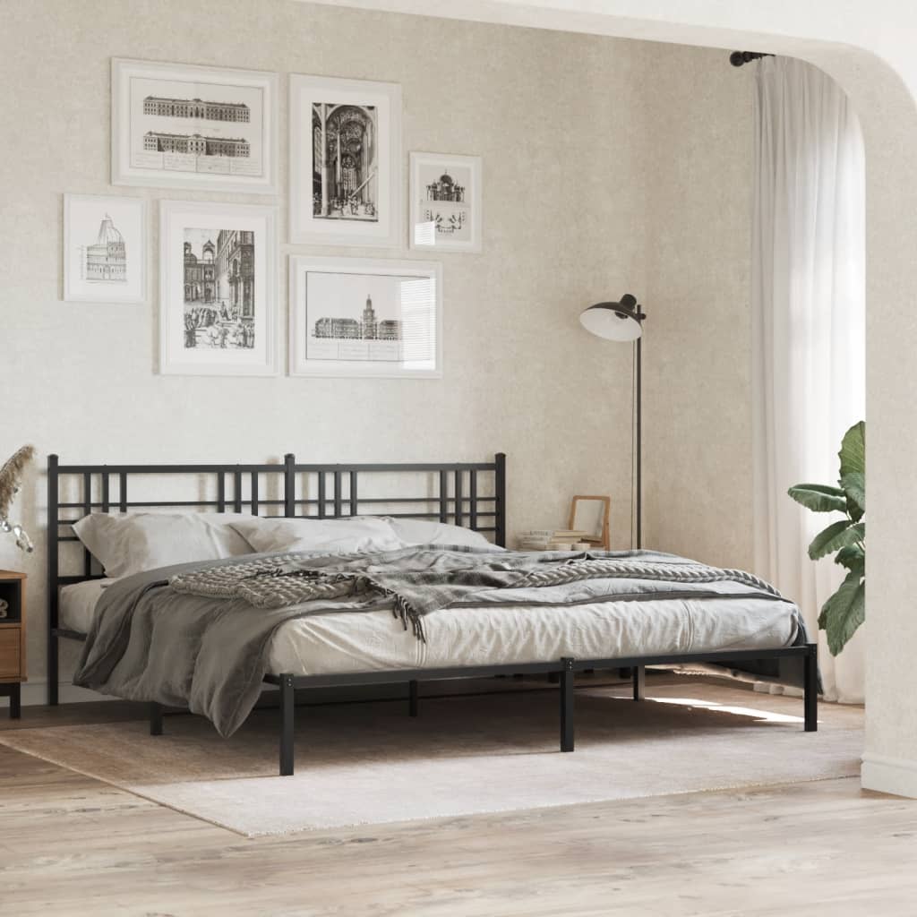 Metal Bed Frame Without Mattress 90X200Cm
