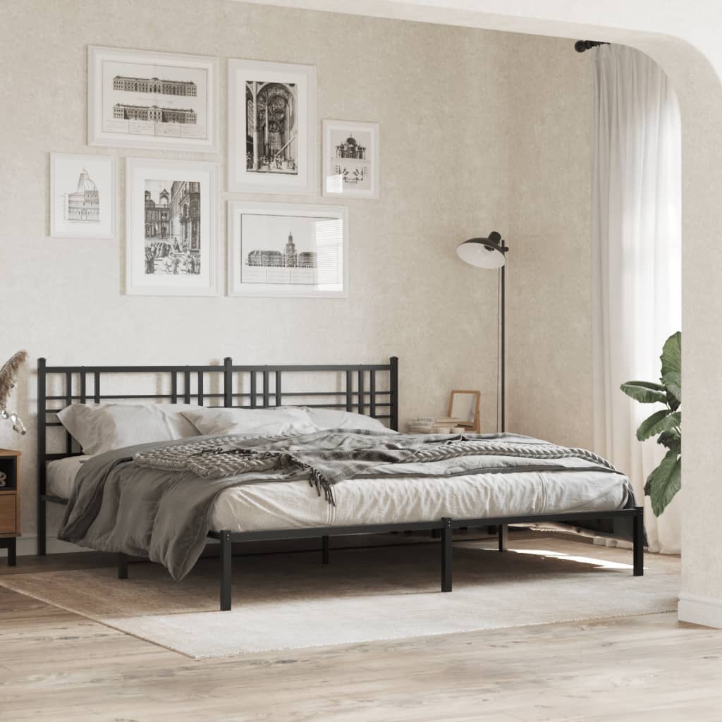 Metal Bed Frame Without Mattress 90X200Cm