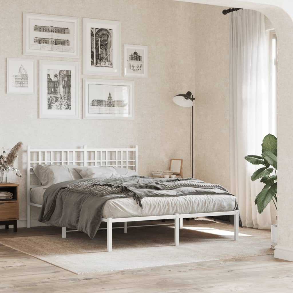 Metal Bed Frame Without Mattress 90X200Cm