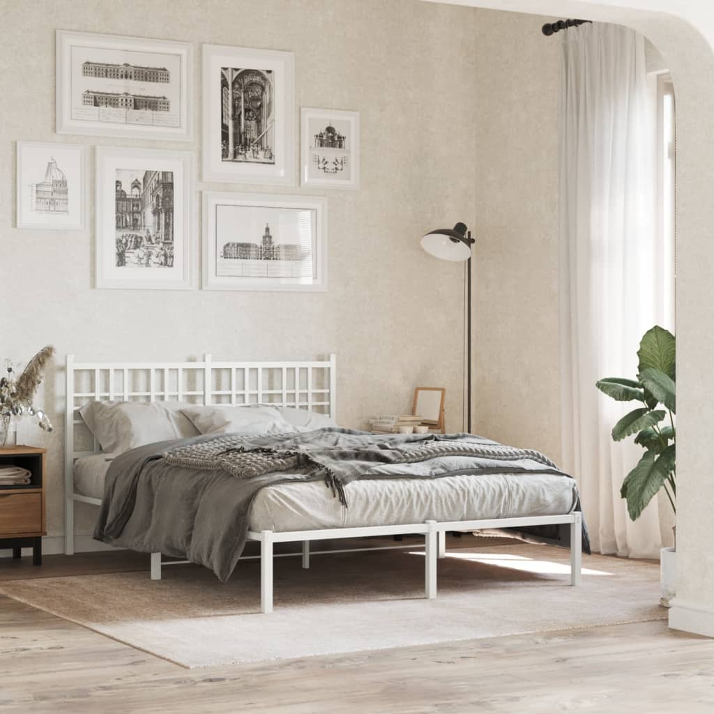 Metal Bed Frame Without Mattress 90X200Cm