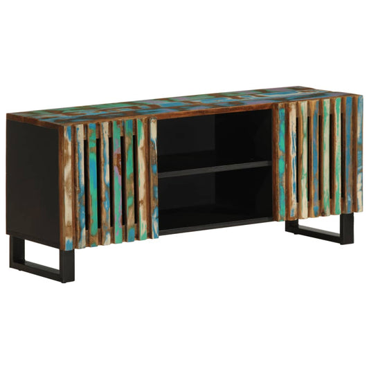 Tv Cabinet 105X34X46 Cm Solid Wood Acacia