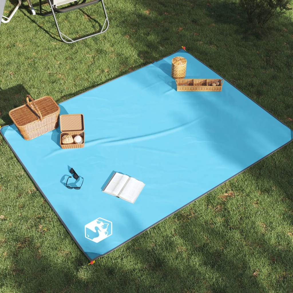 Picnic Blanket With Pegs And Orange 205X155 Cm