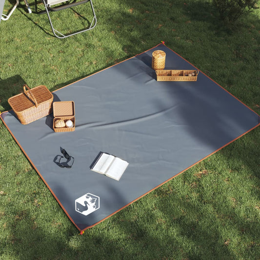 Picnic Blanket With Pegs And Orange 205X155 Cm