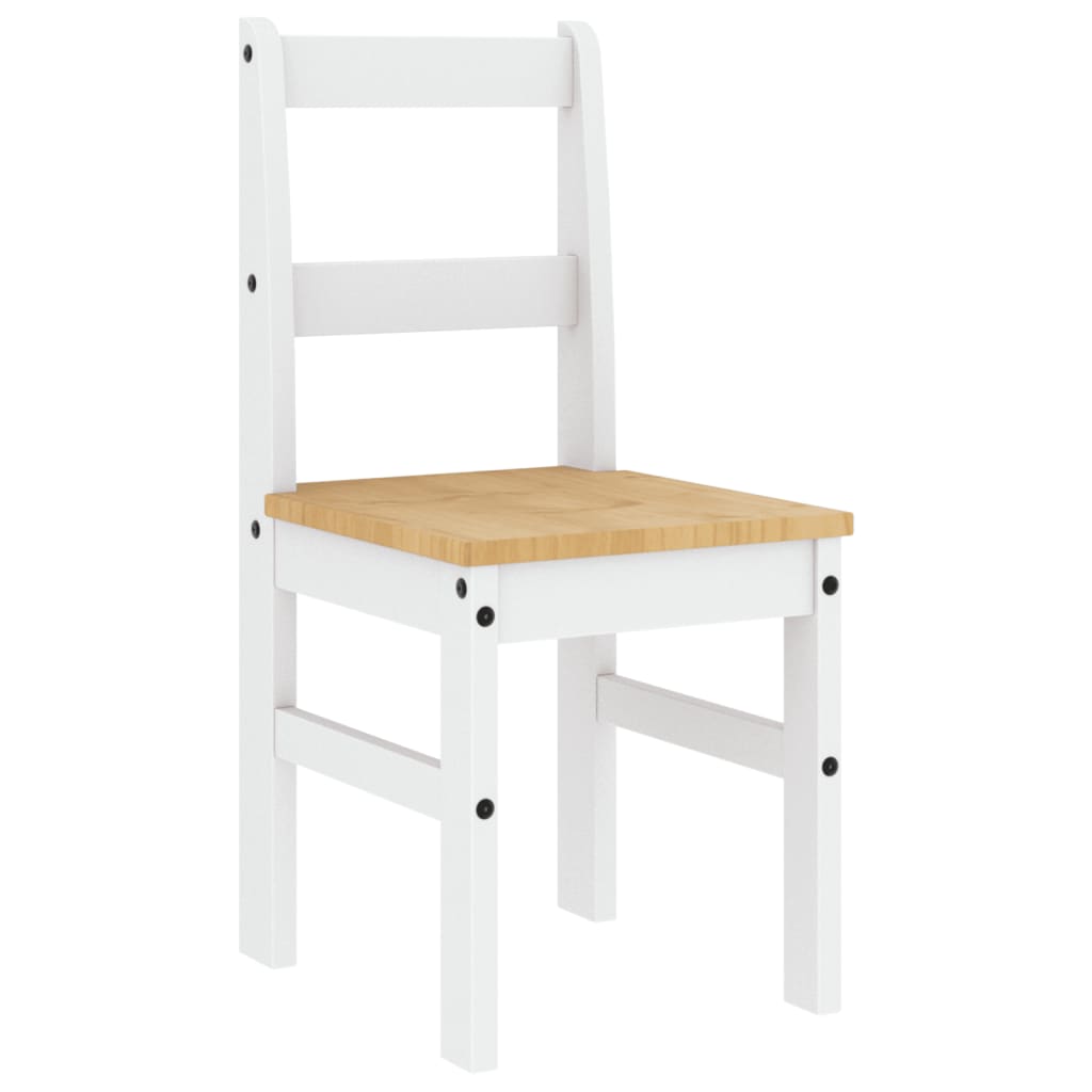 Dining Chairs 2 Pcs Panama 40X46X90 Cm Solid Wood Pine