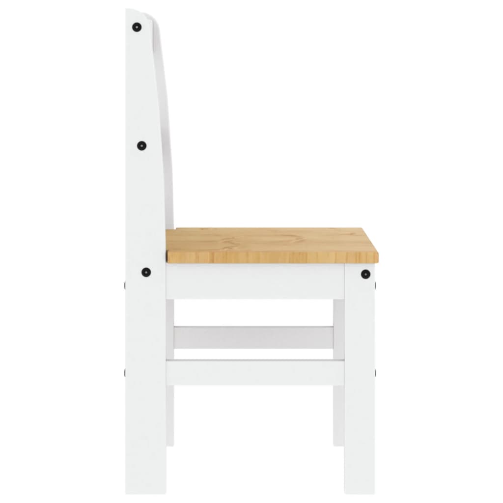 Dining Chairs 2 Pcs Panama 40X46X90 Cm Solid Wood Pine