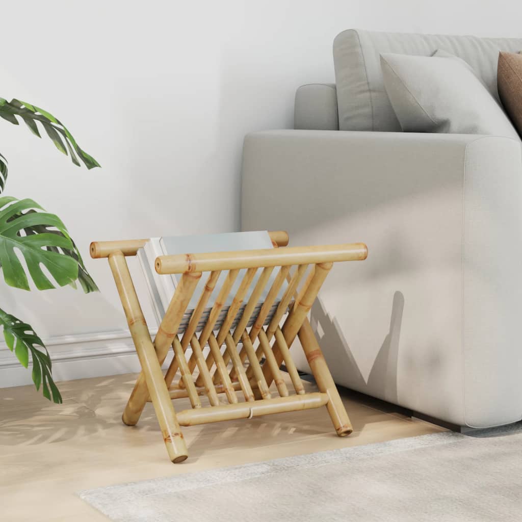 Magazine Rack 42X30.5X34.5 Cm Bamboo