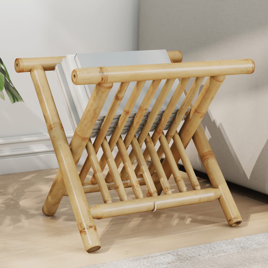 Magazine Rack 42X30.5X34.5 Cm Bamboo
