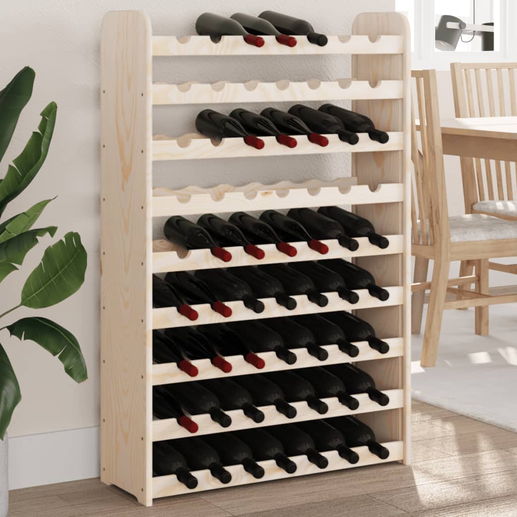 Wine Rack 43X25X37 Cm Solid Wood Pine