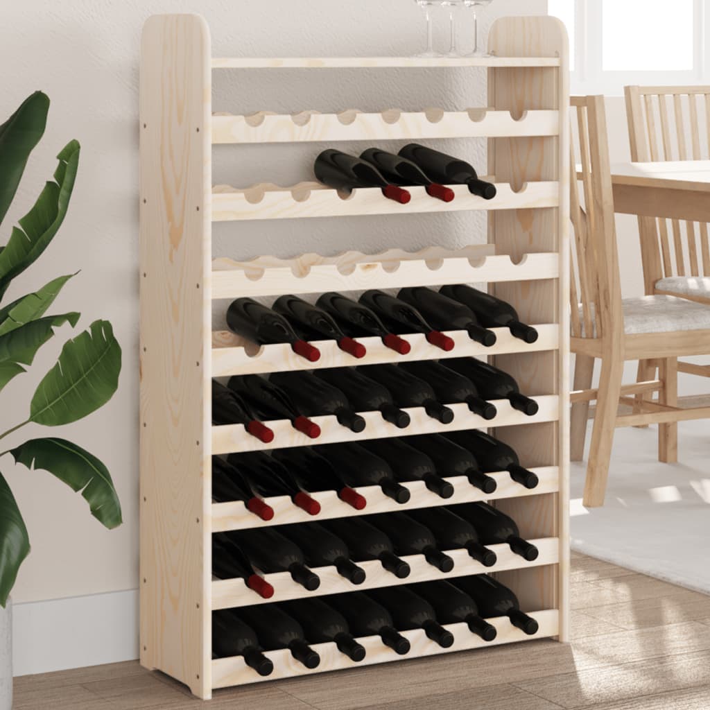 Wine Rack 43X25X37 Cm Solid Wood Pine