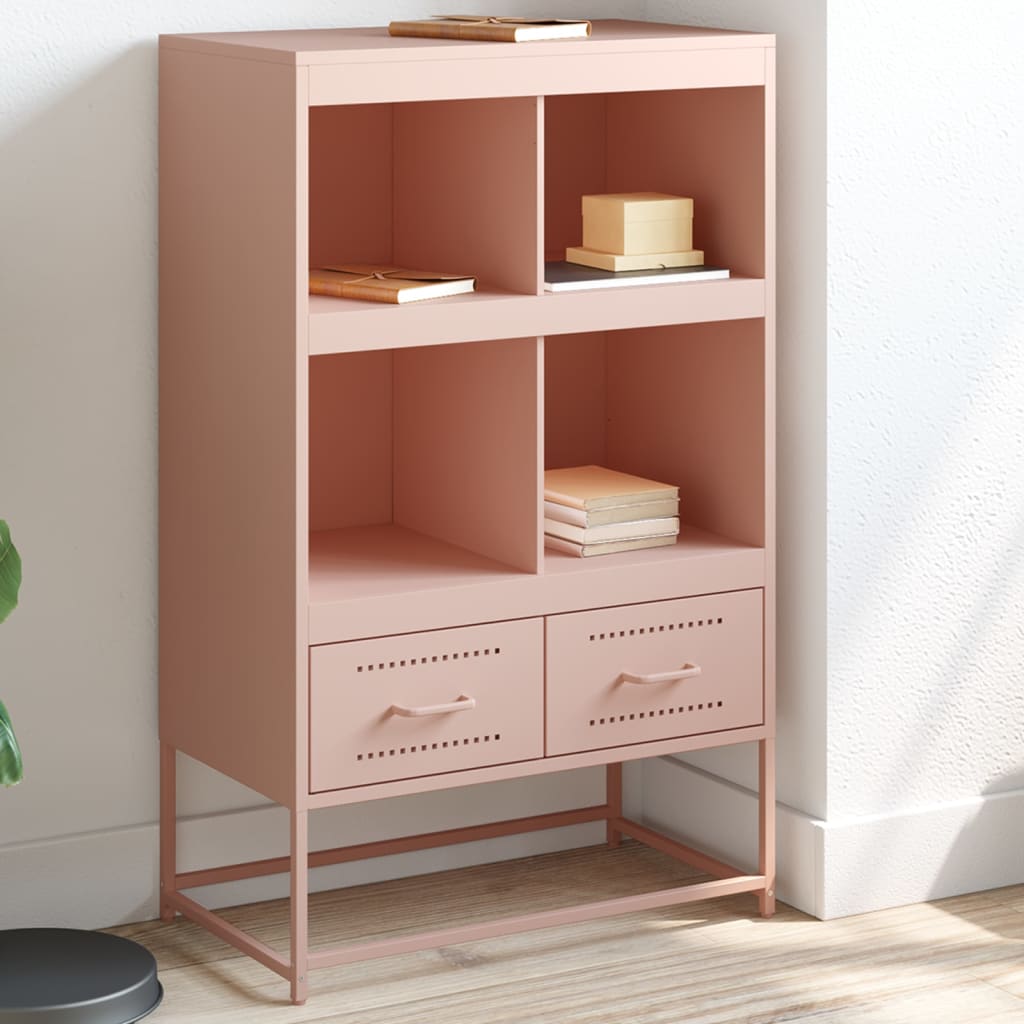 Highboard Mustard 68.5X39X111.5 Cm Steel