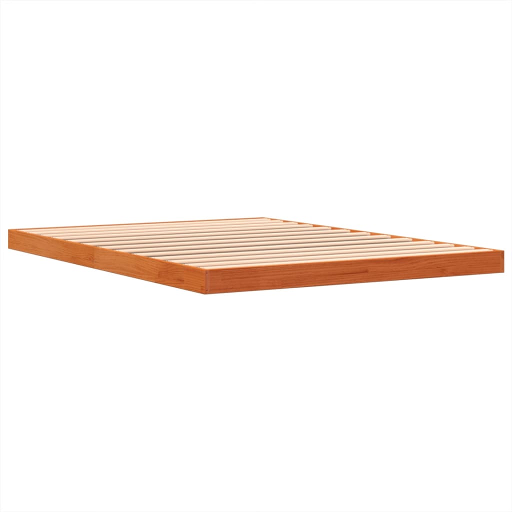 Bed Frame Without Mattress Double Solid Wood Pine