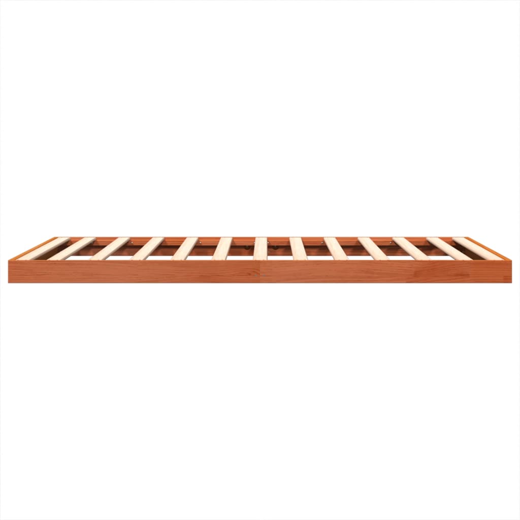 Bed Frame Without Mattress Double Solid Wood Pine