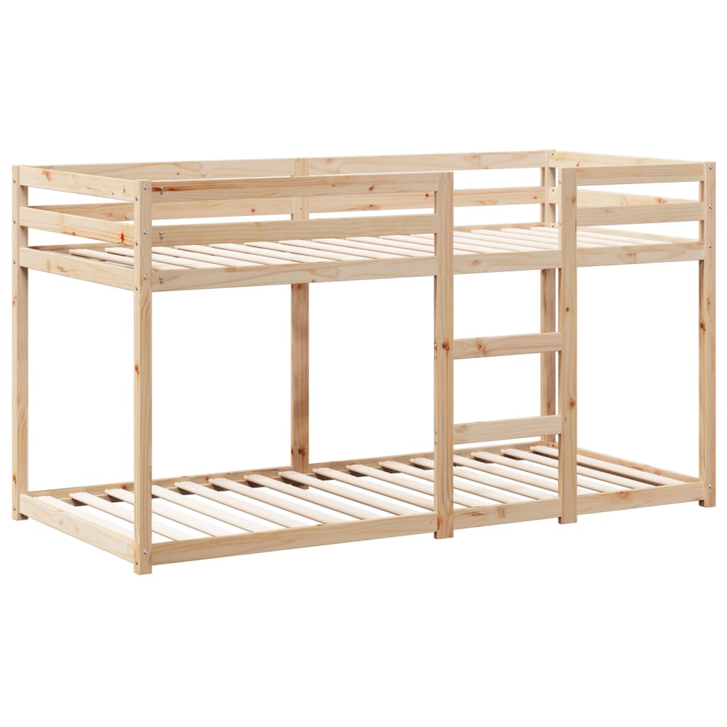 Bunk Bed Without Mattress Small Single Solid Wood Pine