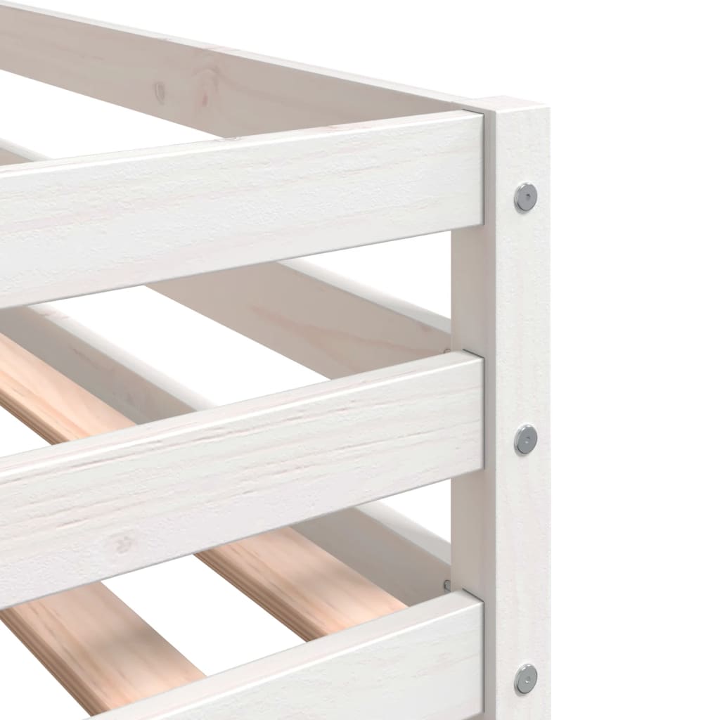 Bunk Bed Without Mattress Pink Solid Wood Pine