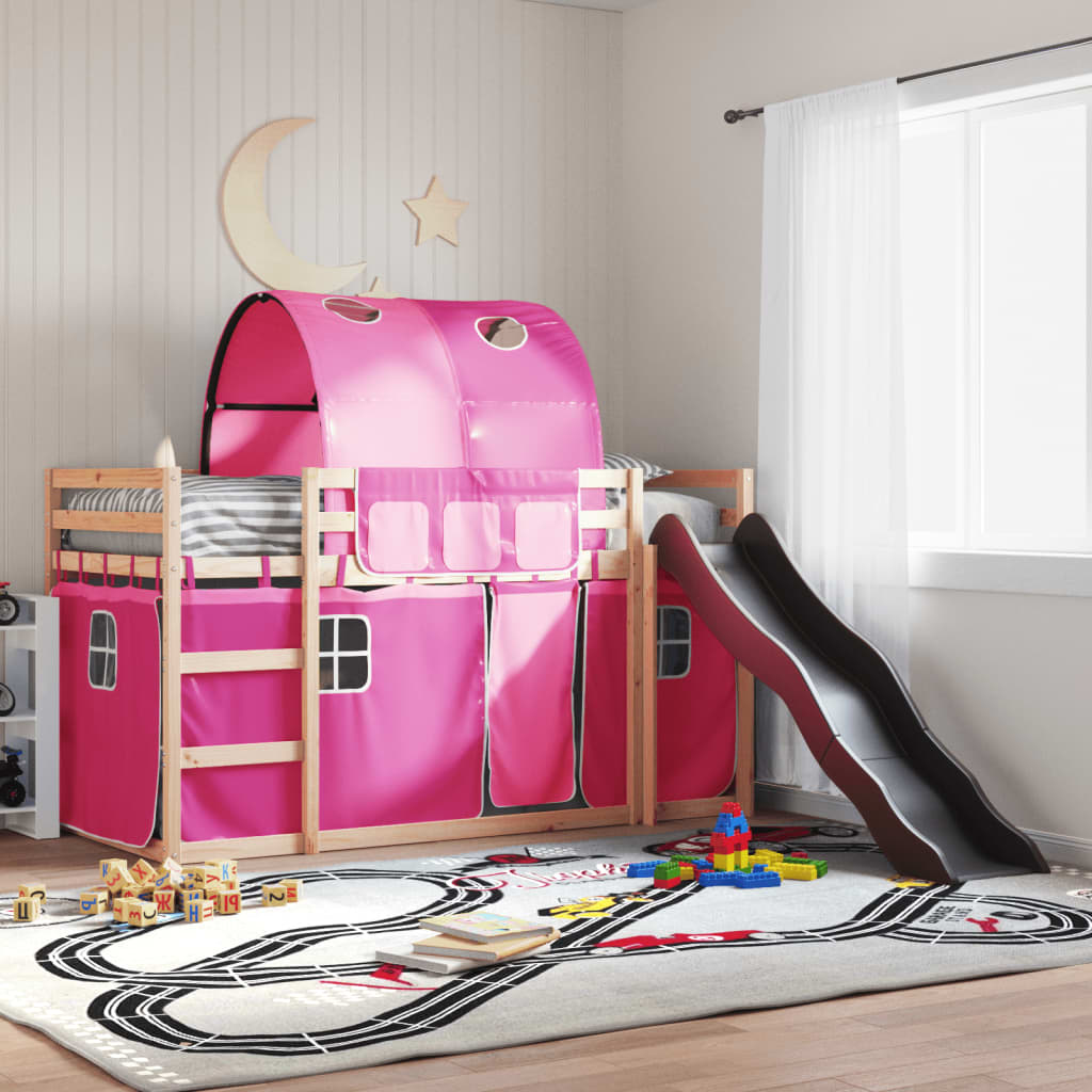 Bunk Bed Without Mattress With Slide White And