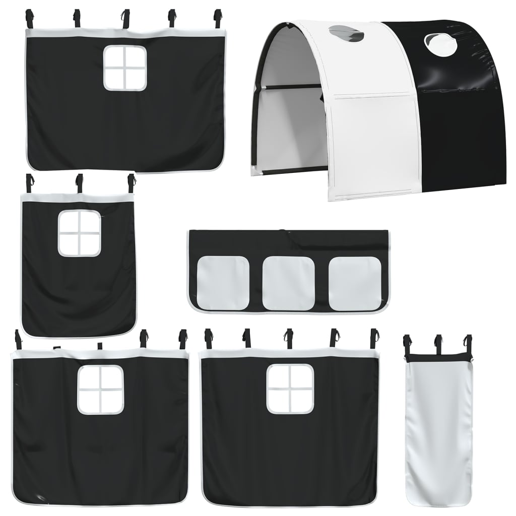 Bunk Bed Without Mattress With Slide White And