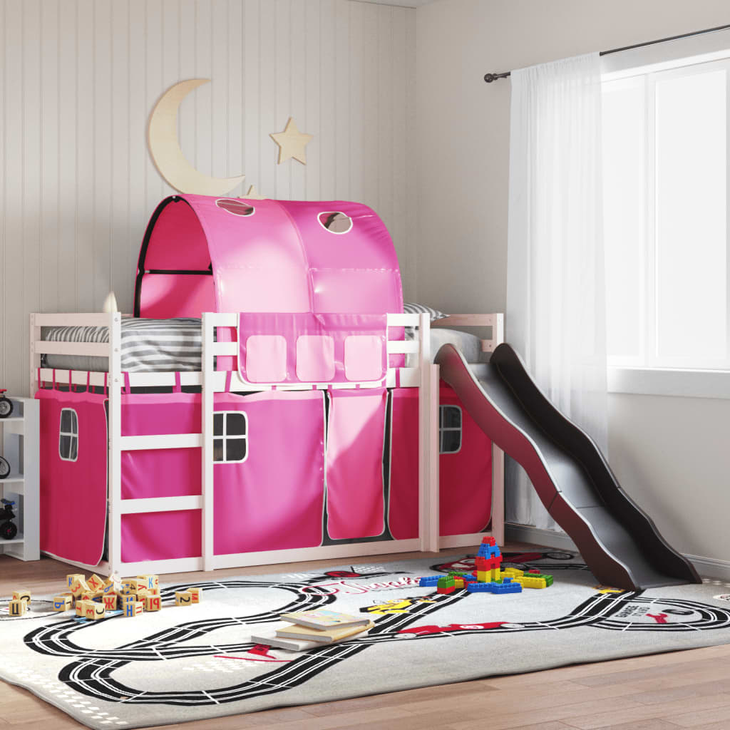 Bunk Bed Without Mattress With Slide White And