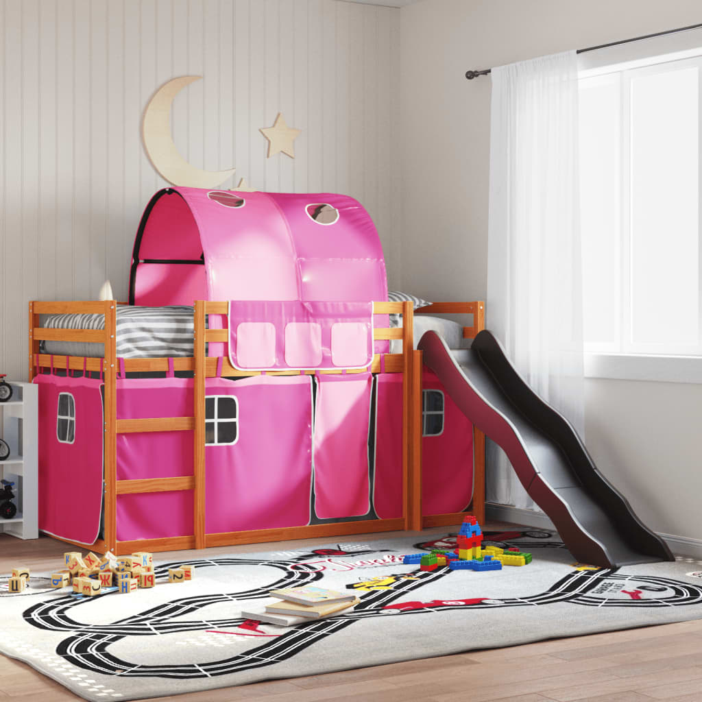 Bunk Bed Without Mattress With Slide White And