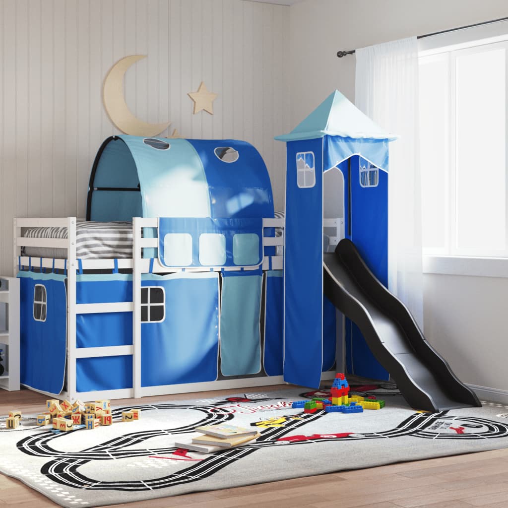 Bunk Bed Without Mattress With Slide White And