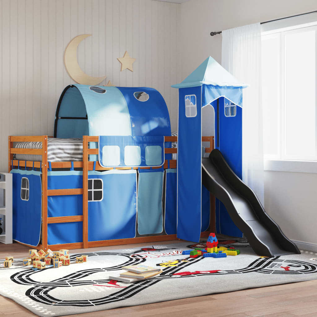 Bunk Bed Without Mattress With Slide White And