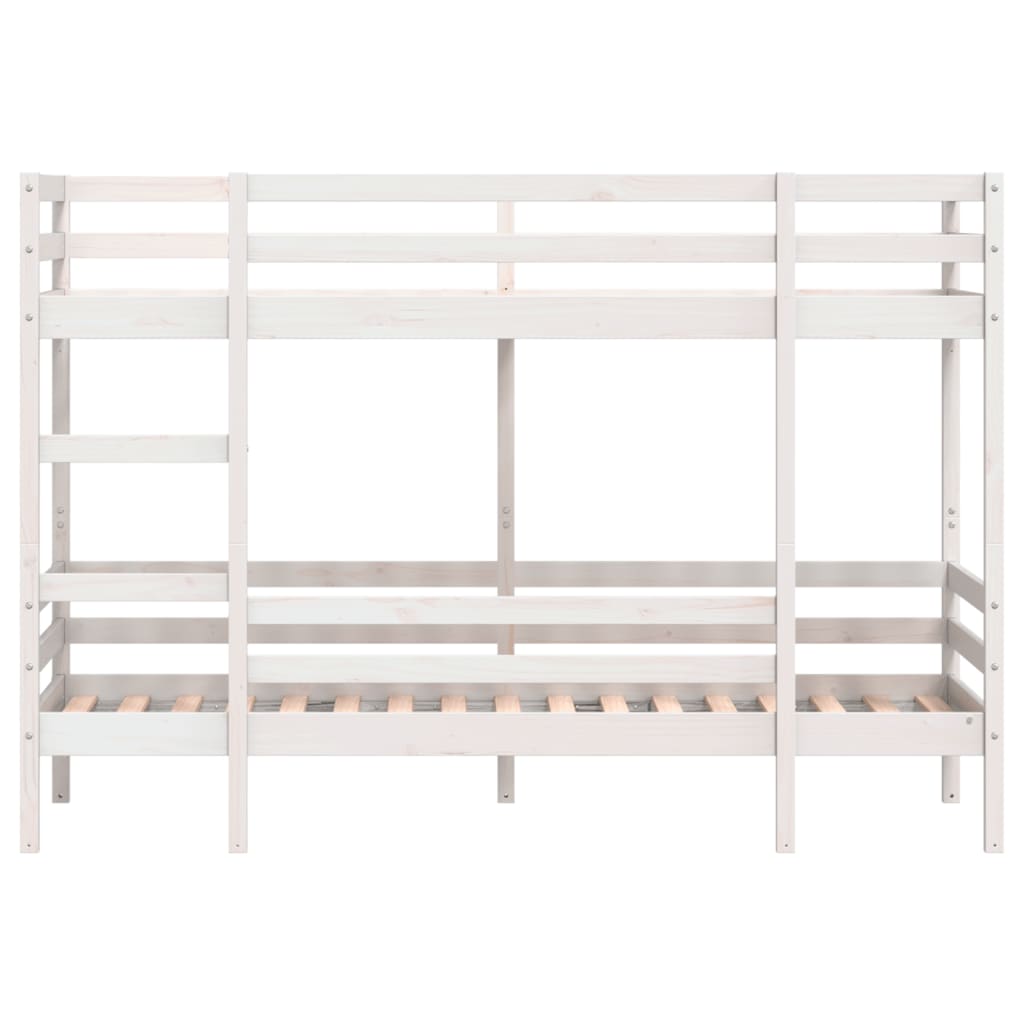 Bunk Bed Without Mattress Single Solid Wood Pine