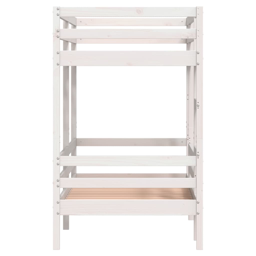Bunk Bed Without Mattress Single Solid Wood Pine