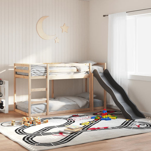 Bunk Bed With Slide&Ladder Without Mattress
