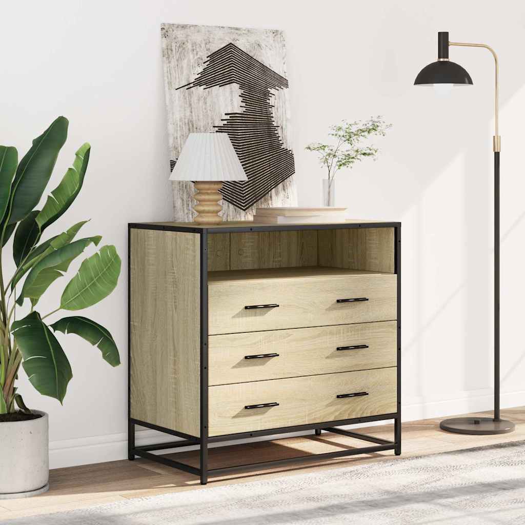 Drawer Cabinet 70X41X70 Cm Engineered Wood