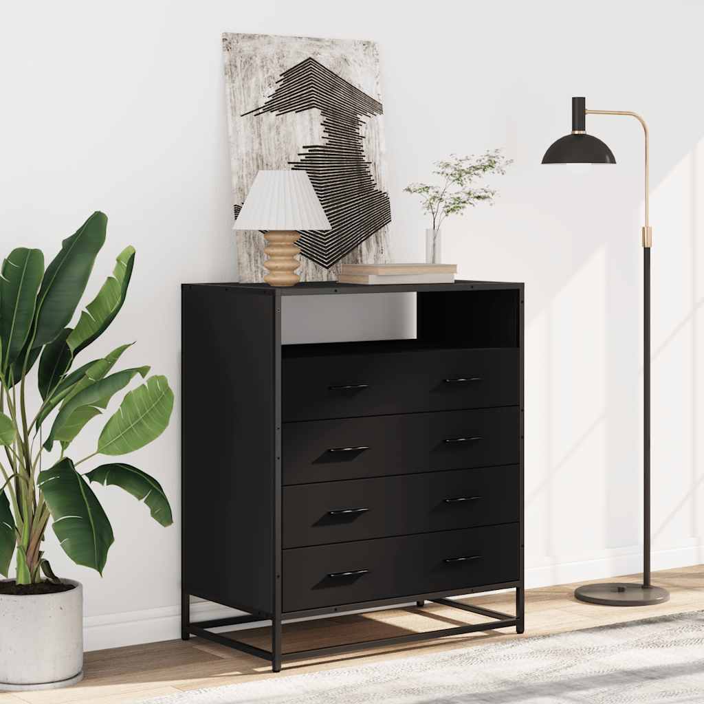 Drawer Cabinet 70X41X83.5 Cm Engineered Wood