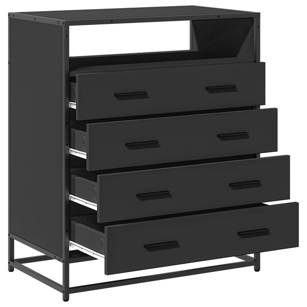Drawer Cabinet 70X41X83.5 Cm Engineered Wood