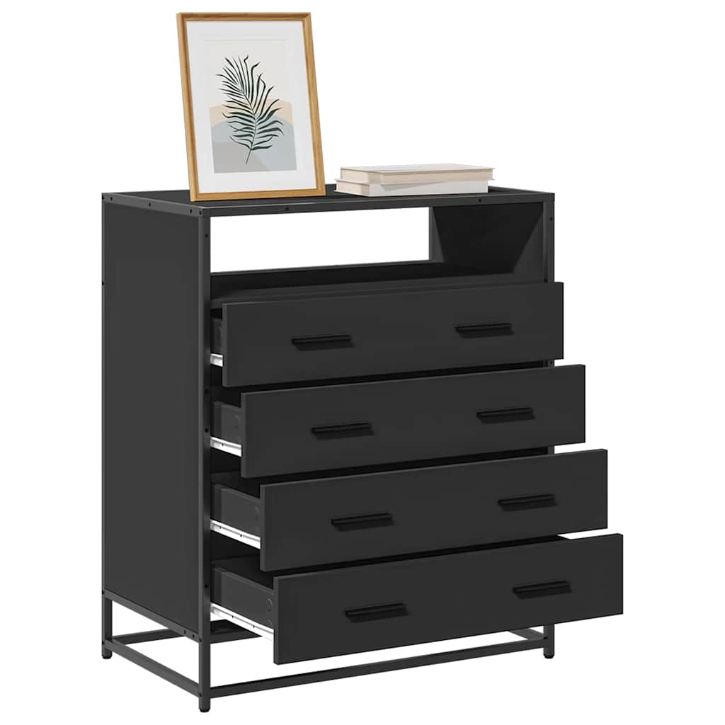 Drawer Cabinet 70X41X83.5 Cm Engineered Wood
