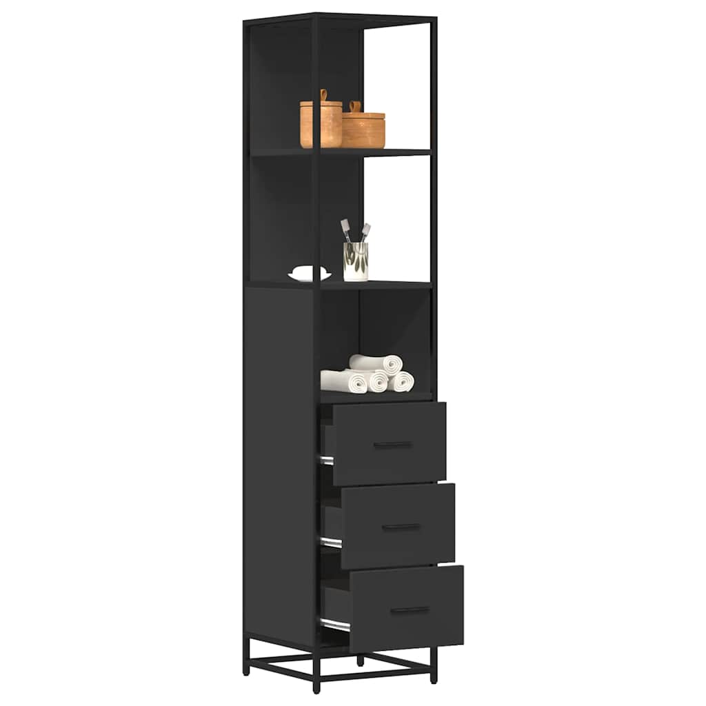 Bathroom Cabinet 35X37.5X166 Cm Engineered Wood