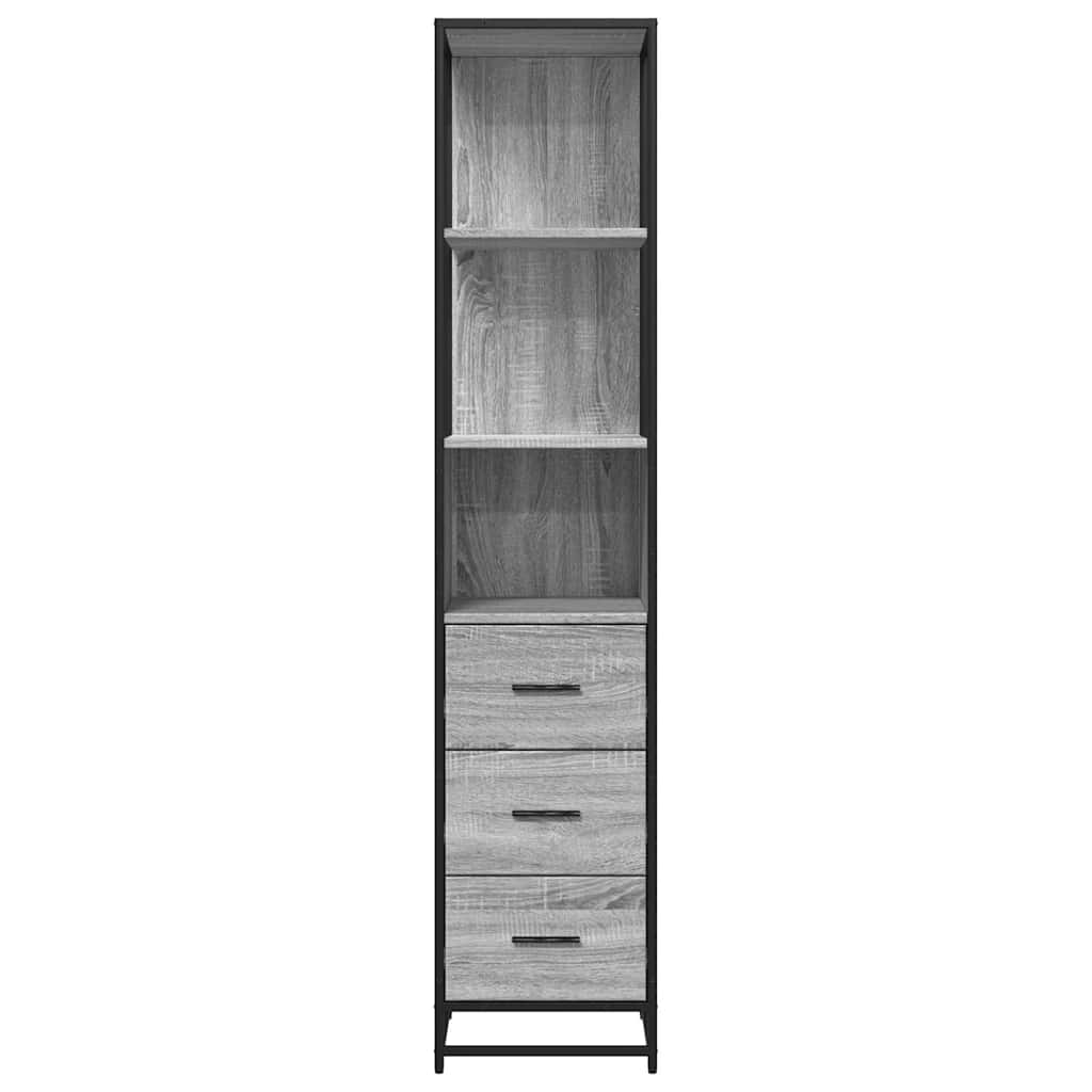 Bathroom Cabinet 35X37.5X166 Cm Engineered Wood