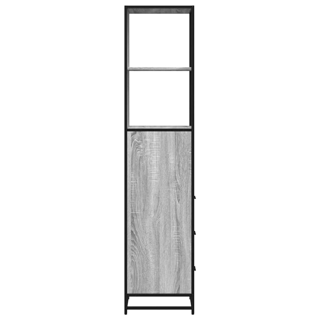Bathroom Cabinet 35X37.5X166 Cm Engineered Wood