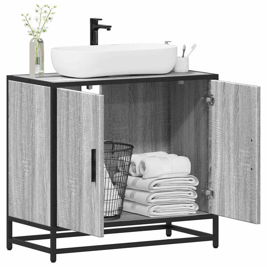 Bathroom Sink Cabinet 65X33X60 Cm Engineered Wood