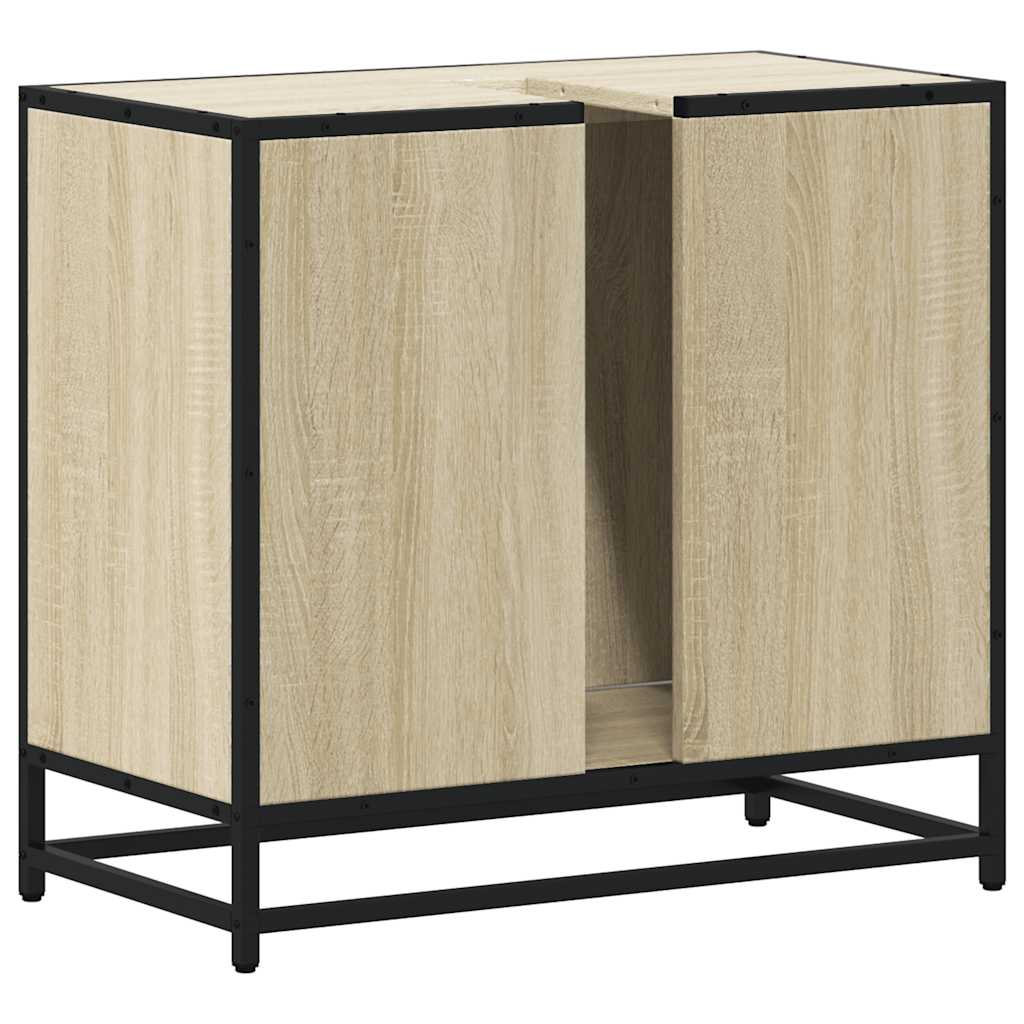 Bathroom Sink Cabinet 65X33X60 Cm Engineered Wood