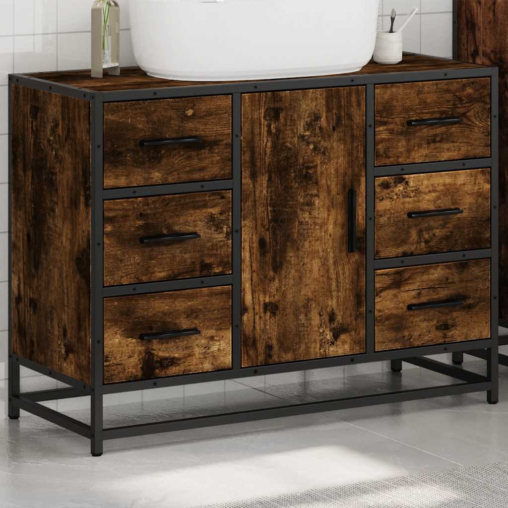 Bathroom Sink Cabinet 80X33X60 Cm Engineered Wood