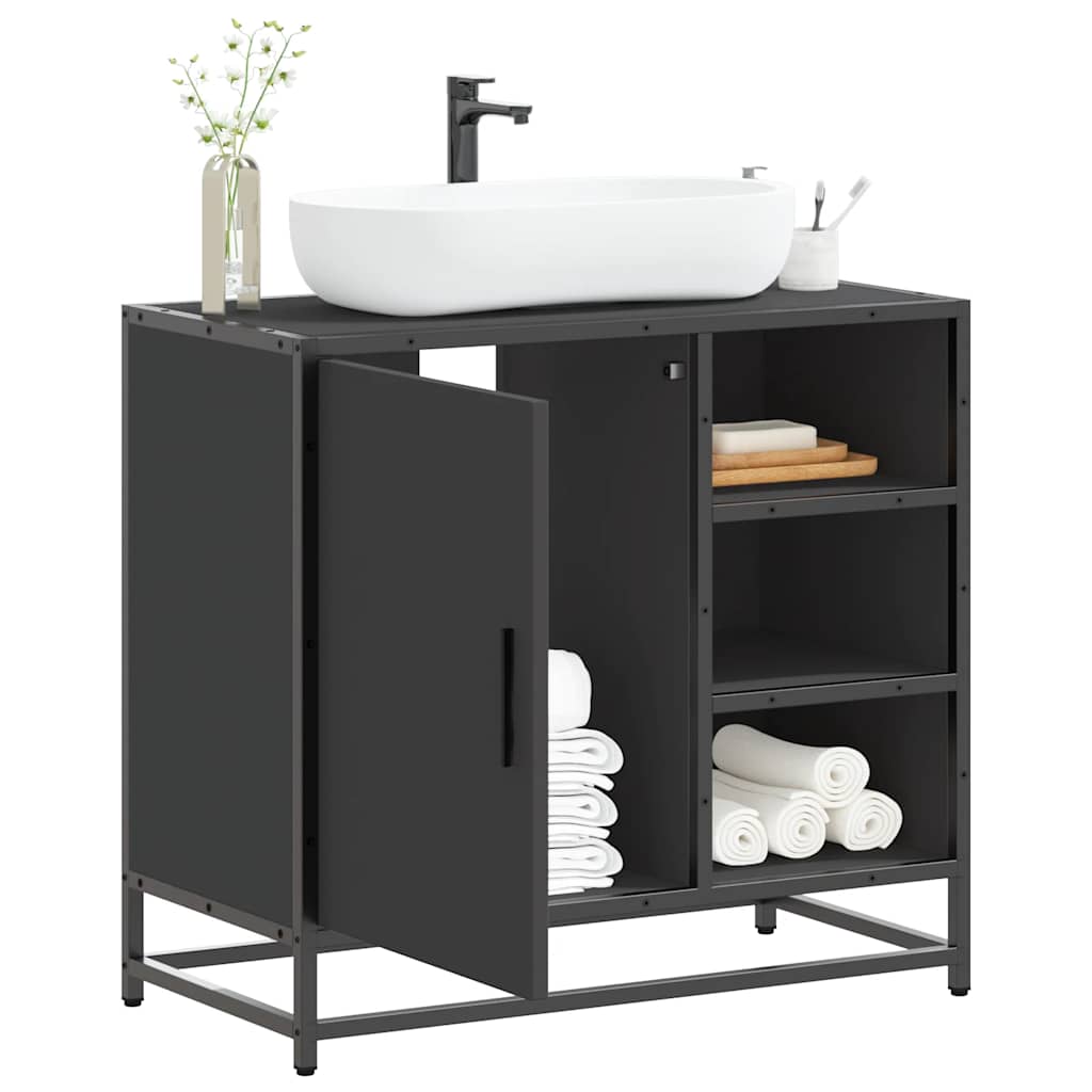 Bathroom Sink Cabinet 65X33X60 Cm Engineered Wood