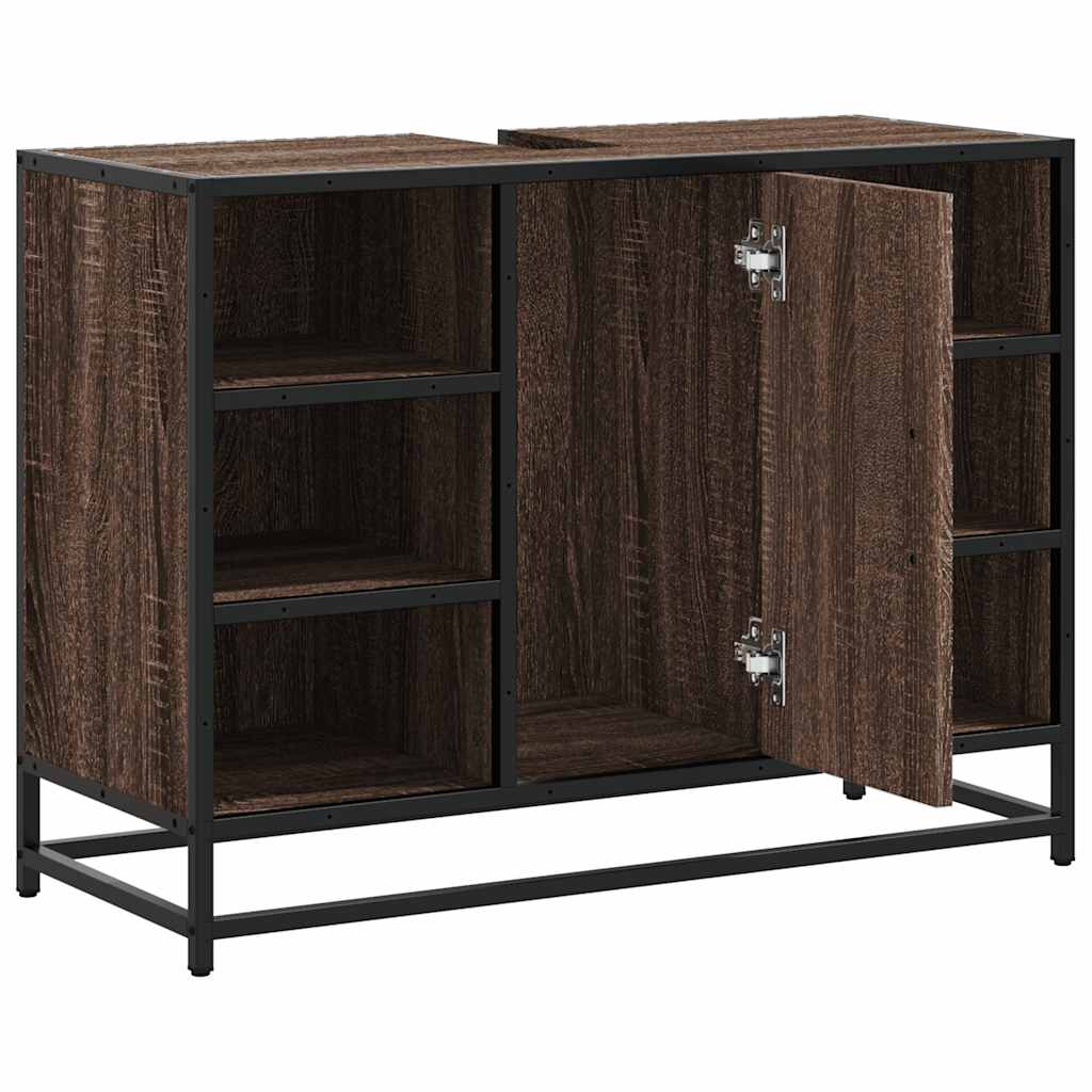 Bathroom Sink Cabinet 80X33X60 Cm Engineered Wood