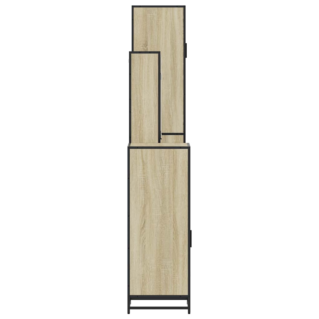 4 Piece Bathroom Furniture Set  Engineered Wood