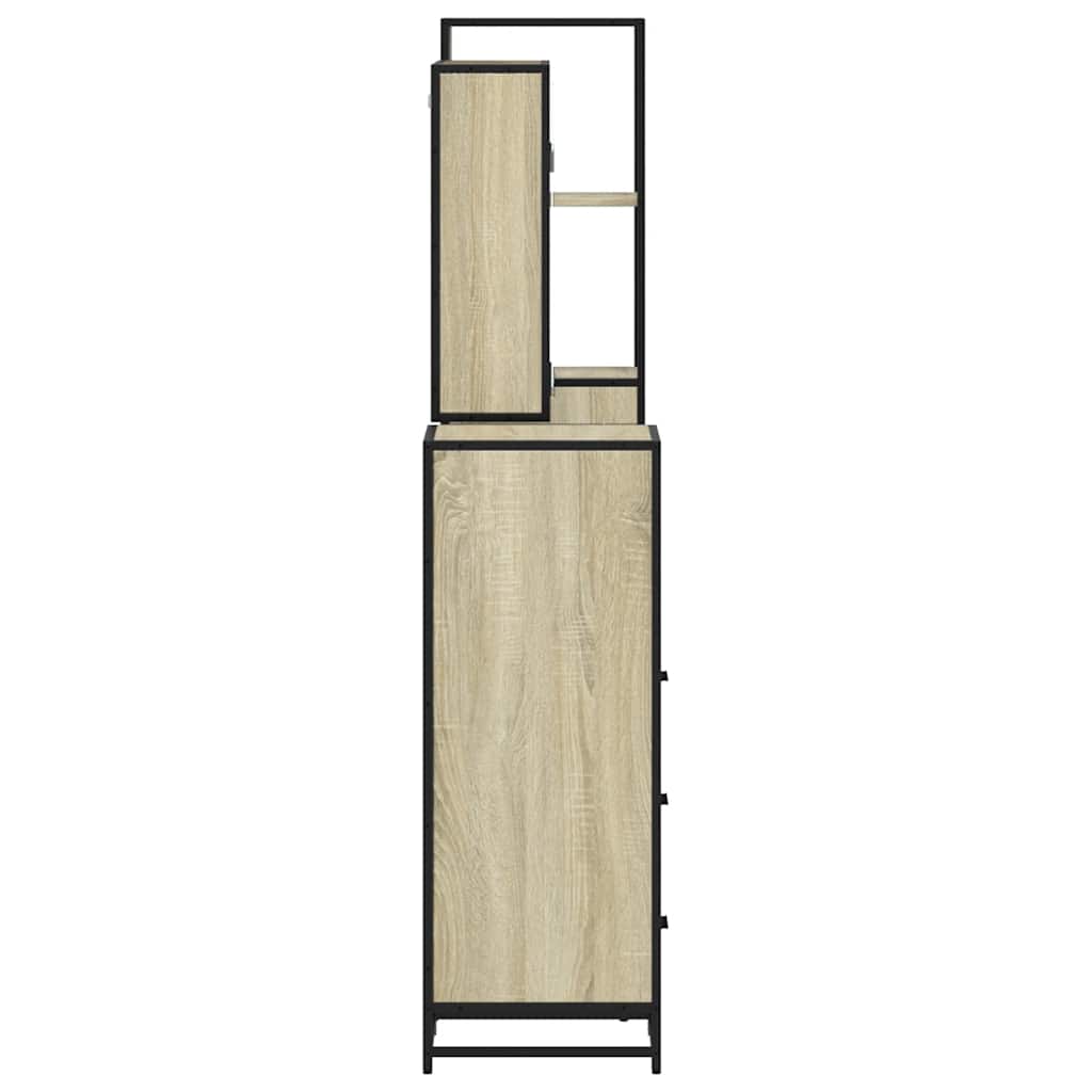 4 Piece Bathroom Furniture Set  Engineered Wood