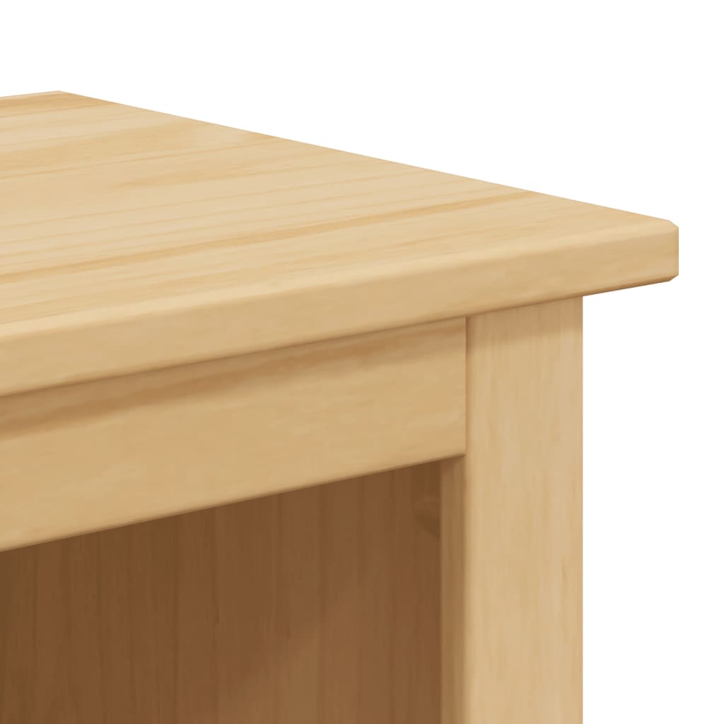 Bathroom Cabinet Corona 70X33X110 Cm Solid Wood Pine