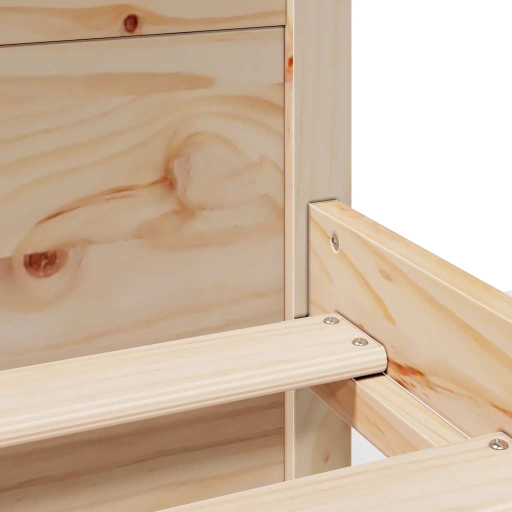 Bed Frame Without Mattress Solid Wood Pine