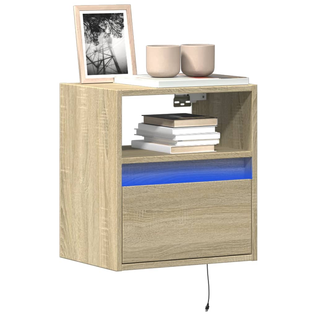 Tv Wall Cabinet With Led 180X31X45 Cm