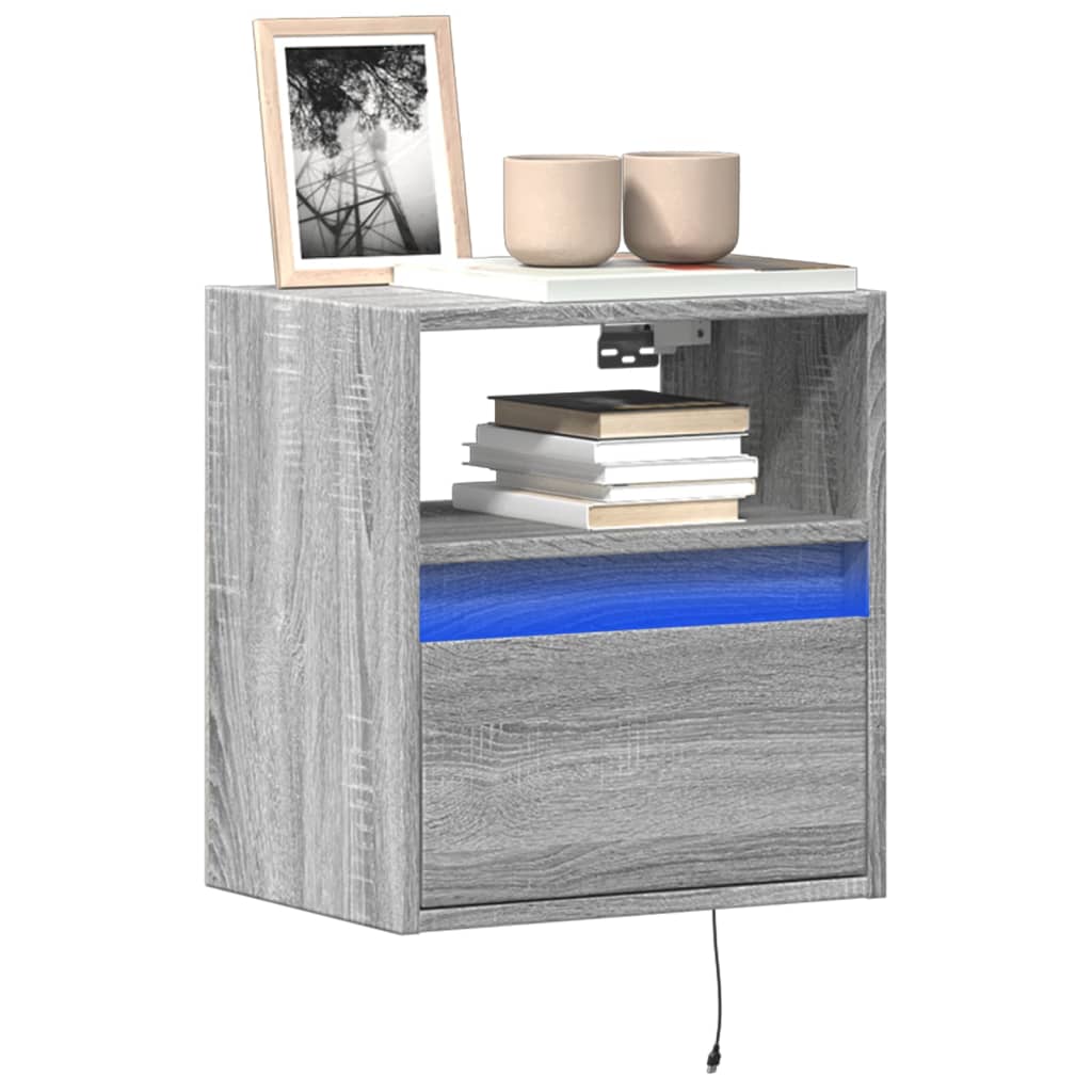 Tv Wall Cabinet With Led 180X31X45 Cm