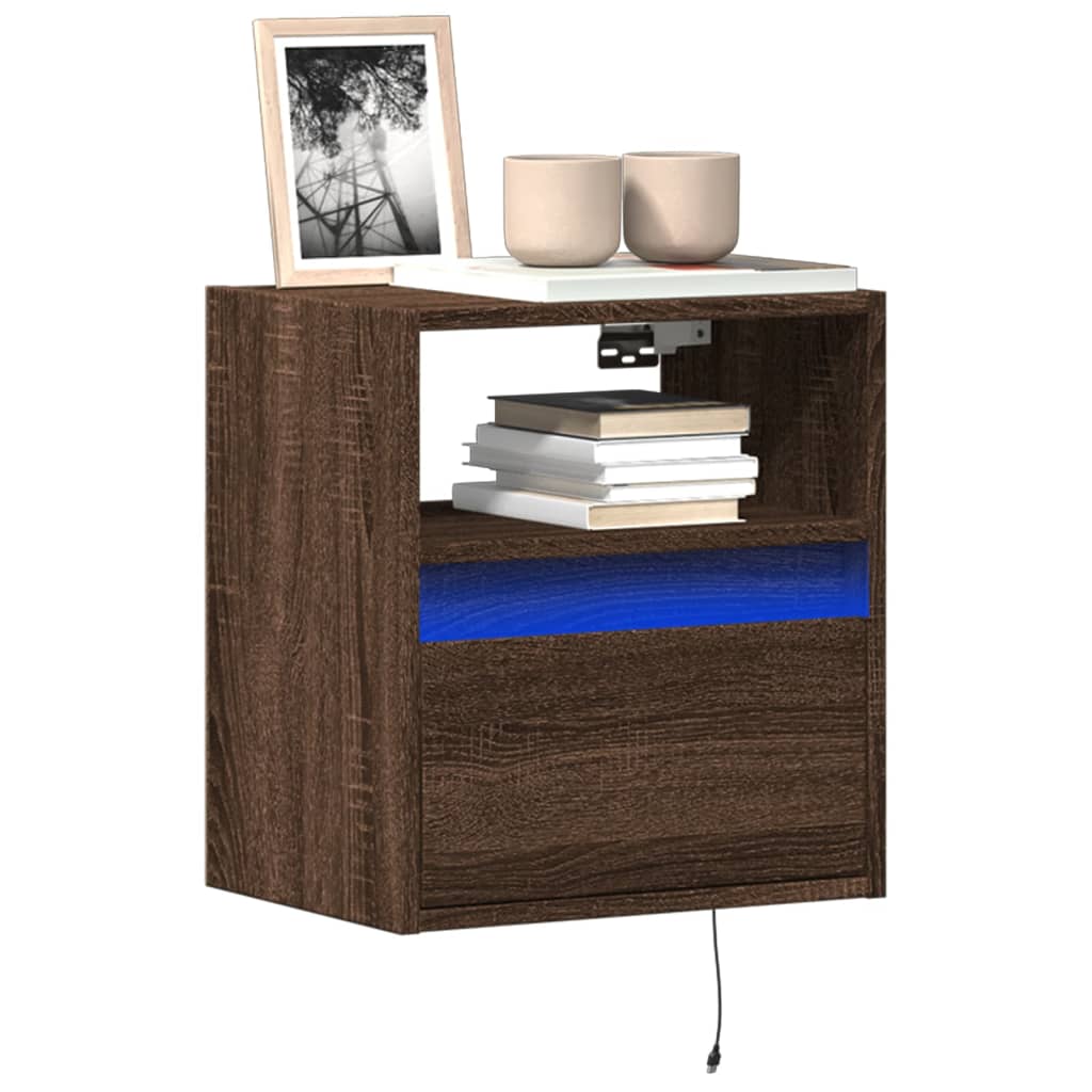 Tv Wall Cabinet With Led 180X31X45 Cm