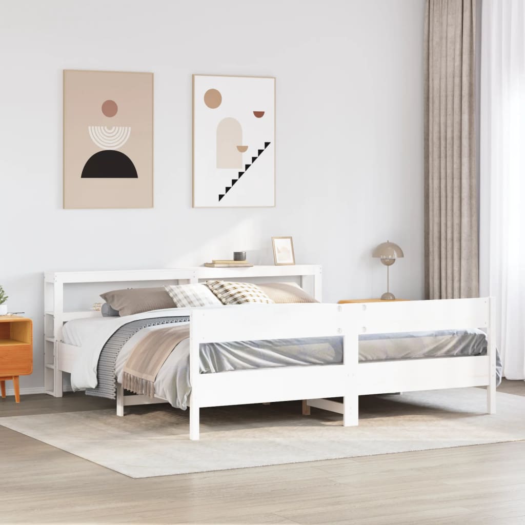 Bed Frame Without Mattress Small Single Solid Wood Pine