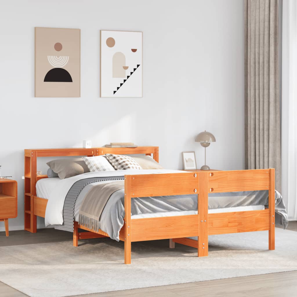 Bed Frame Without Mattress Small Single Solid Wood Pine